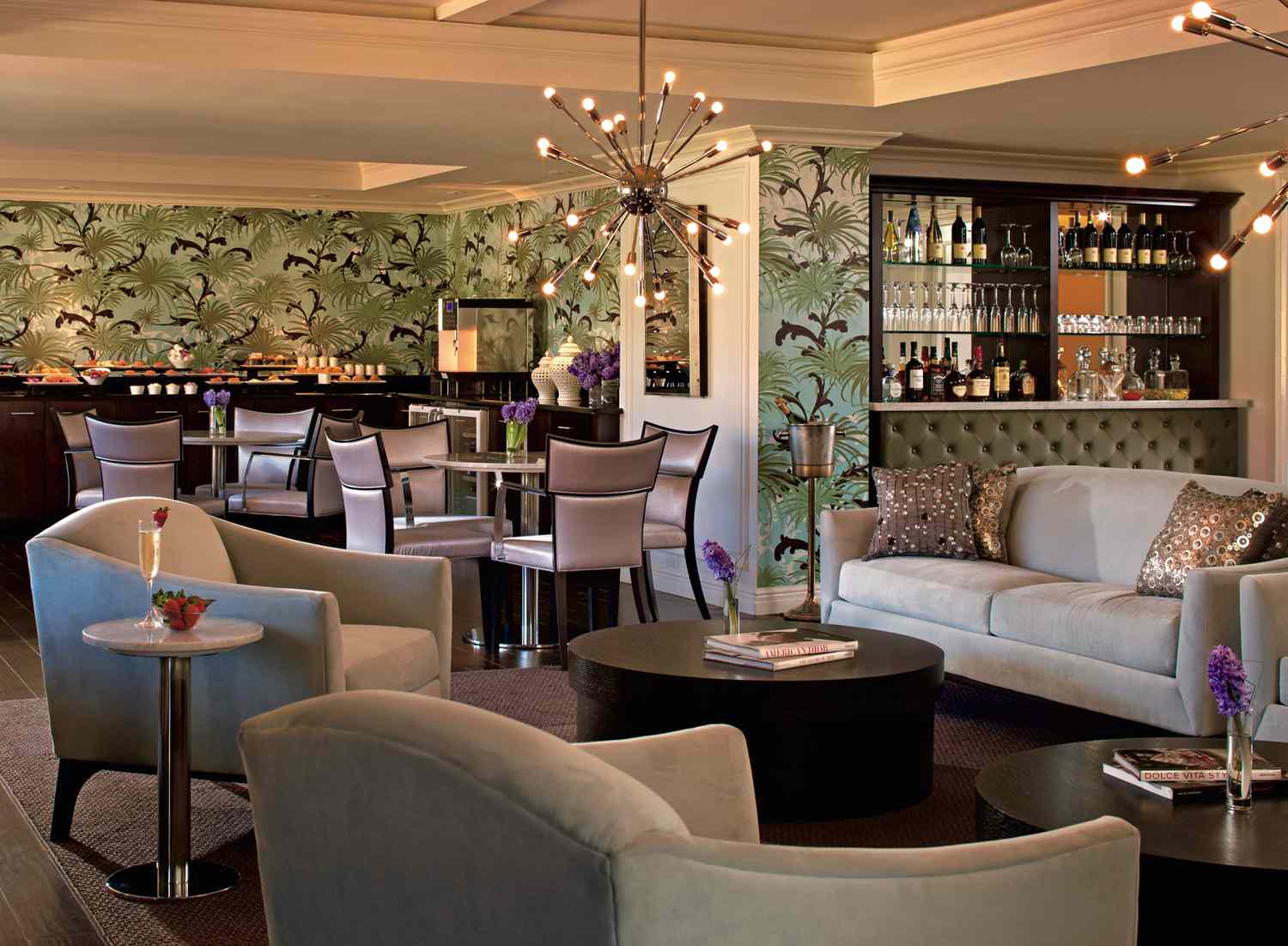 Executive lounge interior furnishing