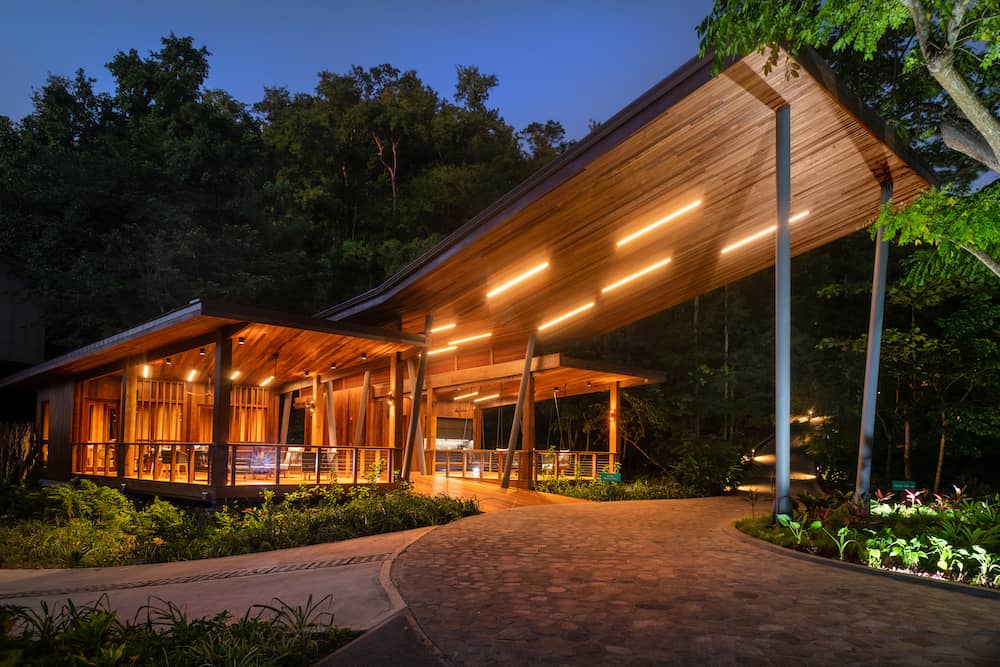 Resort welcome pavilion